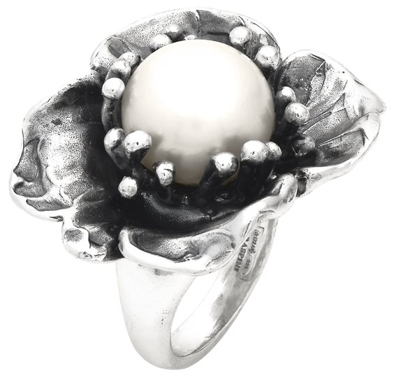 Anneau Giovanni Raspini Femme Magnolia in Argent Perla 12635/18 - 12635/18